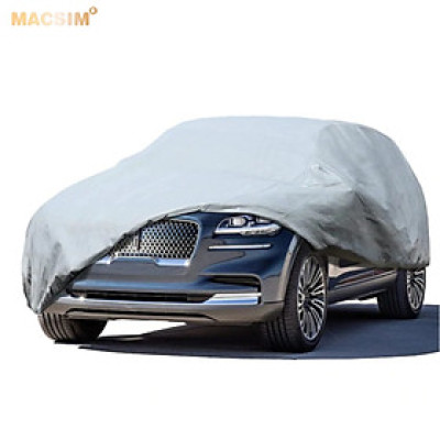 Bạt phủ ô tô chất liệu vải không dệt 3 lớp cao cấp thương hiệu MACSIM cho xe ô tô Volvo S90 -  màu ghi