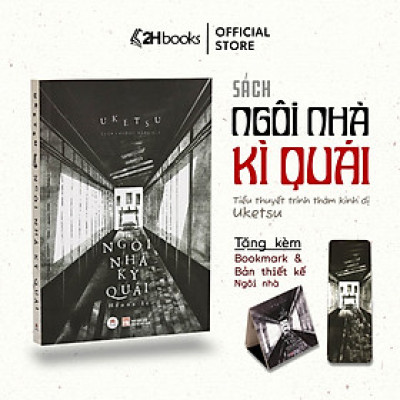 Sách- Ngôi Nhà Kỳ Quái của Uketsu, Tiểu Thuyết Trinh Thám Kinh Dị, Tặng kèm Bản Thiết Kế Ngôi Nhà & Bookmark (Tái bản 2024)- 2HBooks