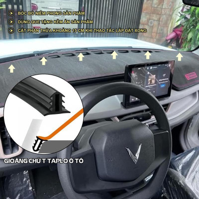Gioăng chống ồn cho Xe VF3 chống ồn, ngăn bụi và thoát nhiệt điều hòa hiệu quả dễ dàng tự làm tại nhà