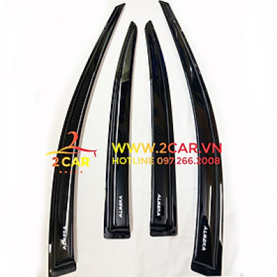 Vè che mưa xe Nissan ALMERA 2021- 2022 nhựa đen dày cao cấp