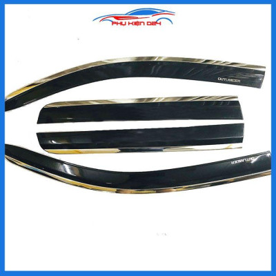 Vè mưa Outlander 2016-2021 vè chỉ inox che mưa bảo vệ xe