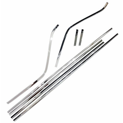 Nẹp Chân Kính + Viên Cong Kính Inox Dành Cho Xe Ertiga 2019 2020
