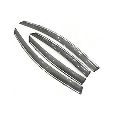 Bộ vè che mưa dành cho xe Hyundai Accent 2017-2019 chỉ mạ Crom cao cấp