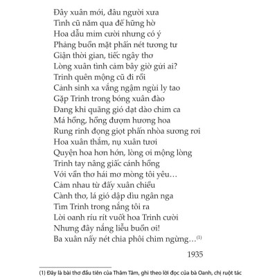 Sách - Tủ Sách Văn Học Trong Nhà Trường - Thơ Thâm Tâm