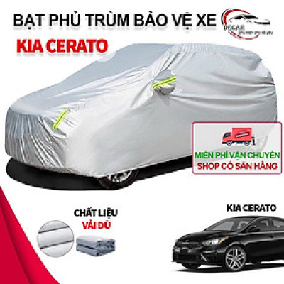[KIA CERATO] Bạt phủ trùm xe ô tô Kia Cerato , bạt vải dù Oxford đậy bao trùm xe oto 5 chỗ , áo trùm bảo vệ xe hơi