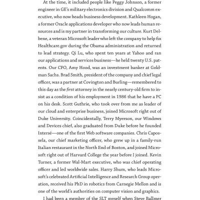 HIT REFRESH: THE QUEST TO REDISCOVER MICROSOFT’S SOUL AND IMAGINE A BETTER FUTURE FOR EVERYONE