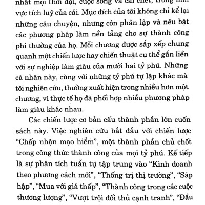 Bí Quyết Trở Thành Tỷ Phú- 