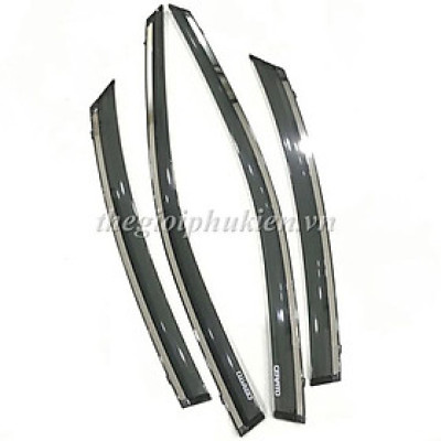 Bộ vè che mưa KIA Cerato 2019 chỉ mạ Crom cao cấp