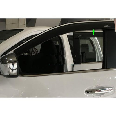 Bộ vè che mưa đen dành cho xe NAVARA 2018-2021 bản TO và DÀY