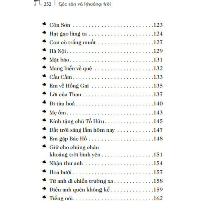 Sách - Góc sân và khoảng trời