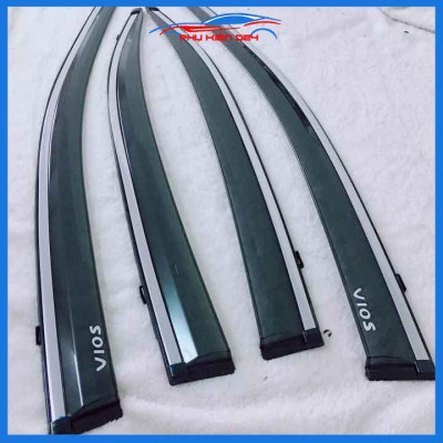 Vè mưa Vios 2014-2015-2016-2017-2018 vè chỉ mạ gương che mưa bảo vệ xe