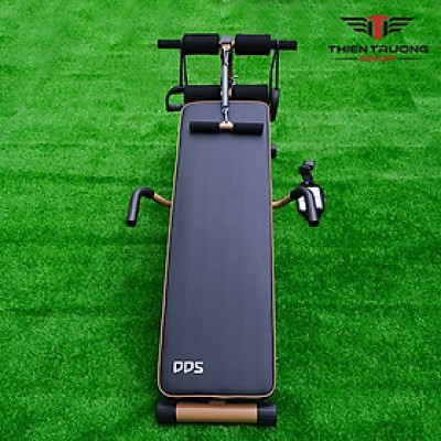 Ghế tập bụng đa năng DDS-1127F điều chỉnh độ dốc 5 cấp, kèm dây kéo tập tay chịu tải 120kg thích hợp tập tại nhà