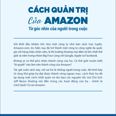 Cách Quản Trị Của Amazon (Working Backwards) - Colin Bryar, Bill Carr - PACE Books