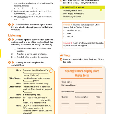 Career Paths Secretarial (Esp) Student