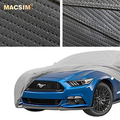 Bạt phủ ô tô chất liệu vải không dệt cao cấp thương hiệu MACSIM dành cho Mazda 6 màu ghi - bạt phủ trong nhà và ngoài trời