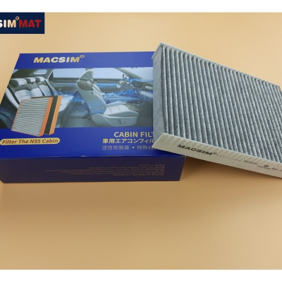 Lọc gió điều hòa cao cấp Macsim N95 cho xe Creta: 2015-2024 Mã  2336a1 (226 × 201 × 17 mm)