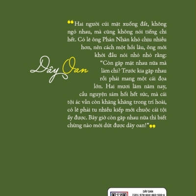 Sách Dây Oan - Hồ Biểu Chánh - Tái bản 2024 TH80