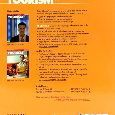 Oxford English for Careers Tourism 2 Student’s Book