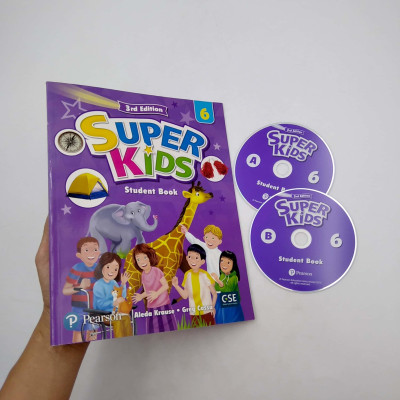 Sách ngoại văn: Superkids 3rd Student Book With Audio CDs And PEP Access Code Level 6