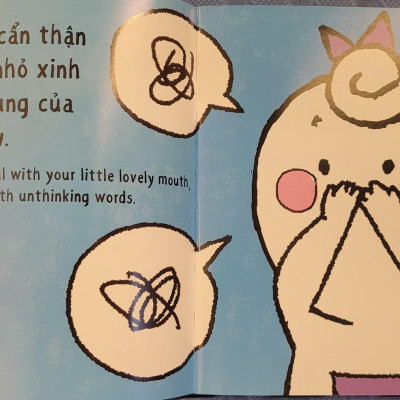 Sách Ehon Miu Bé Nhỏ Phần 2 Song Ngữ - Đừng Nói Dối Nhé