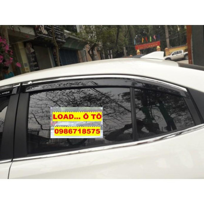 Vè mưa Che Mưa Xe Toyota Vios 2022-2019 chỉ Inox Loại cao cấp Vios 2019 - 2022, Vè che mưa Chỉ Inox Vios 2019 - 2022