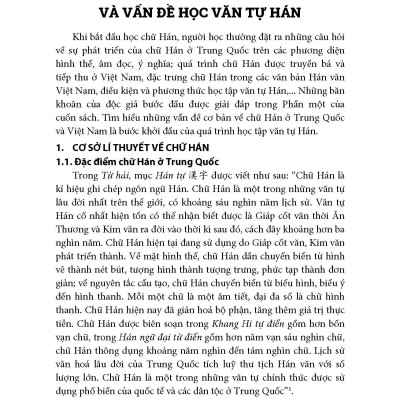 Học Văn Tự Hán Trên Cơ Sở Tầm Nguyên Bộ Thủ - Nguyễn Thị Thanh Chung