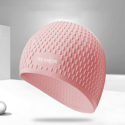 Mũ bơi TBLU RESHEIR chất liệu Silicone cao cấp nhiều màu dùng cho cả nam và nữ