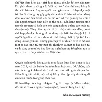 Tổng Biên Tập - Chuyện Người Trong Cuộc