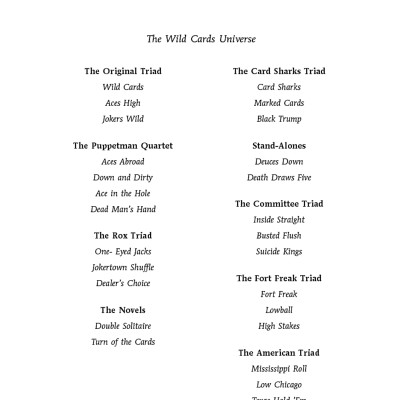 Wild Cards: Knaves Over Queens