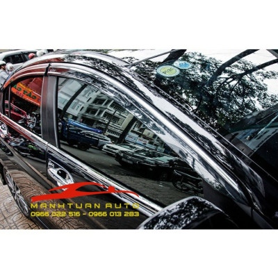 Vè che mưa chỉ Inox xe Honda City 2015 - 2020, 2021 - 2022 hàng cao cấp nhất thị trường