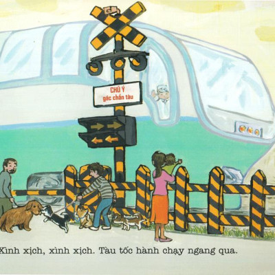 Ehon - Thực Phẩm Tâm Hồn Cho Bé - Xe Bus Píng Poong Đi Biển (Tái Bản 2020)