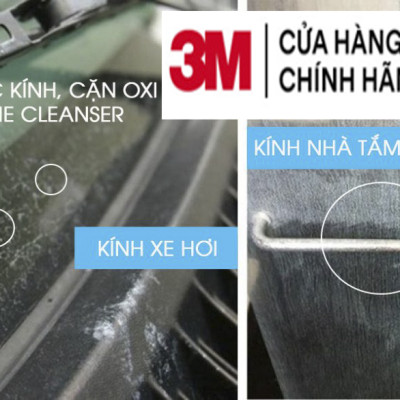 Kem Tẩy Ố, cặn Canxi, Mốc Kính Xe Hơi 3M- Tẩy sạch  inox, thép, các vật dụng nhà tắm Creme Cleanser Limpiador EnCrema  946ml