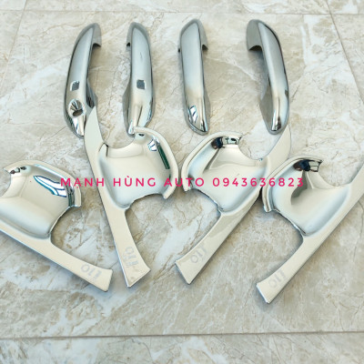 Ốp tay hõm cửa xe HUYNDAI I10 2021 - mạ Crom