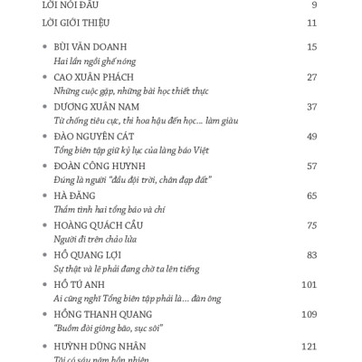 Tổng Biên Tập - Chuyện Người Trong Cuộc