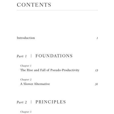 Sách ngoại văn: Slow Productivity