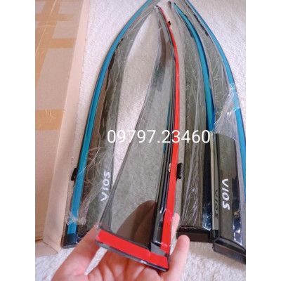 Vè che mưa vios 2019-2022 chỉ mạ crom sáng bóng, chất liệu dày và bền , có vi deo rivew sản phẩm