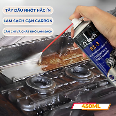 Xịt Tẩy Rửa Dầu Nhớt, Cặn Carbon, Vệ Sinh Bình Xăng Con BX3 Carburetor & Choke Cleaner - Hàng Chính Hãng