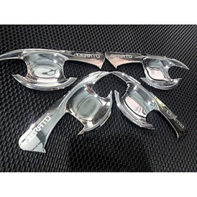 ốp tay nắm, hõm cửa mạ crom loại dày-ốp trang trí phụ kiện xe ô tô dành dành cho KIA CERATO 2019-2020