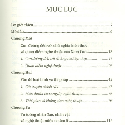 Chủ Nghĩa Hiện Thực Nam Cao - Bìa mềm