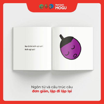 Truyện Ehon bé 1-2-3 tuổi - Buồn ngủ quá, buồn ngủ quá
