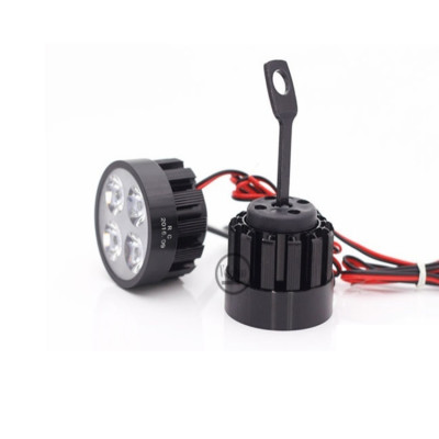 Đèn Led trợ sáng xe máy gắn chân gương 206401m