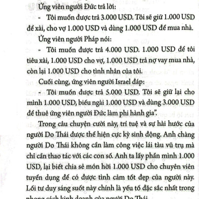 Những Mẫu Chuyện Hài Hước Trong Kinh Doanh Của Người Do Thái