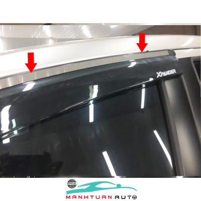Vè che mưa Mitsubishi Xpander 2018 - 2022, 2023 chỉ inox cao cấp