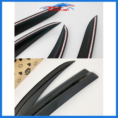 Vè che mưa ô tô Kia K3 2021-2022-2023-2024 vè đen thái cao cấp chắn mưa, cản bụi, trang trí xe hơi