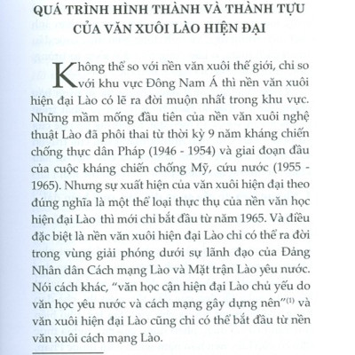 Diện Mạo Văn Học Cận Hiện Đại Lào - Tập 2