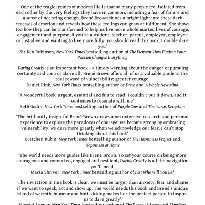 Daring Greatly : How the Courage to Be Vulnerable Transforms the Way We Live , Love , Parent and Lead