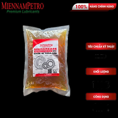 Mỡ Bôi Trơn MiennamPetro Sinogrease EP3 NLGI 3 1KG Bảo Vệ Ô Tô Công Nghiệp Cao Cấp