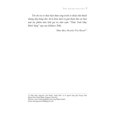 Sách Thức tỉnh mục đích sống - Eckhart Tolle
