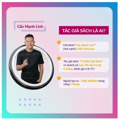 Xây Dựng Đế Chế 1000 Affiliate - Để luôn ngập đơn mà không phụ thuộc quảng cáo - Cấn Mạnh Linh