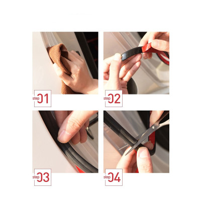 Gioăng, Ron Cao Su Chữ B Nẹp Của Cho Ô Tô Chống Ồn Chống Bụi Bẩn 6x12mm